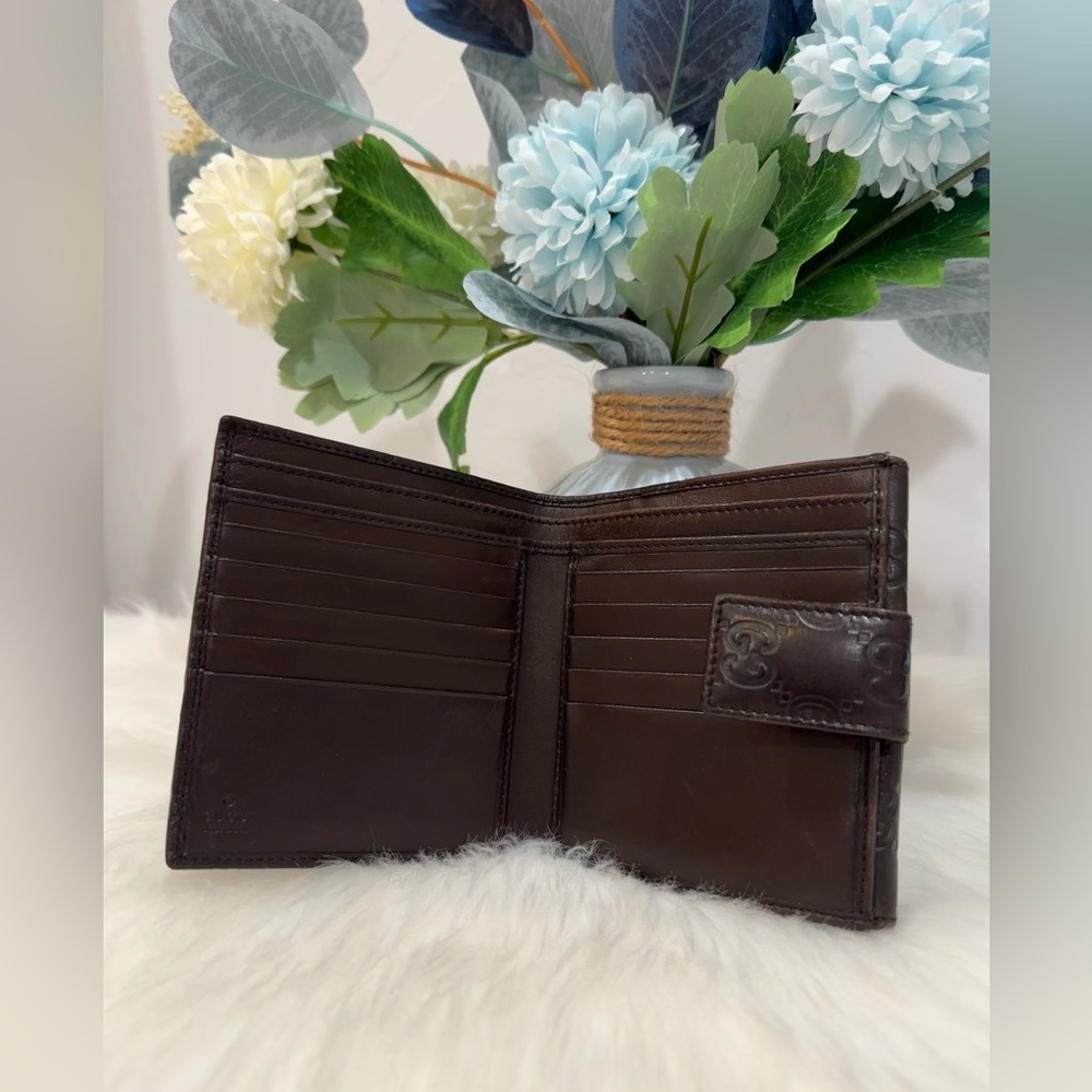 Gucci Guccissima Compact Bifold Wallet Only - Picture 4 of 14